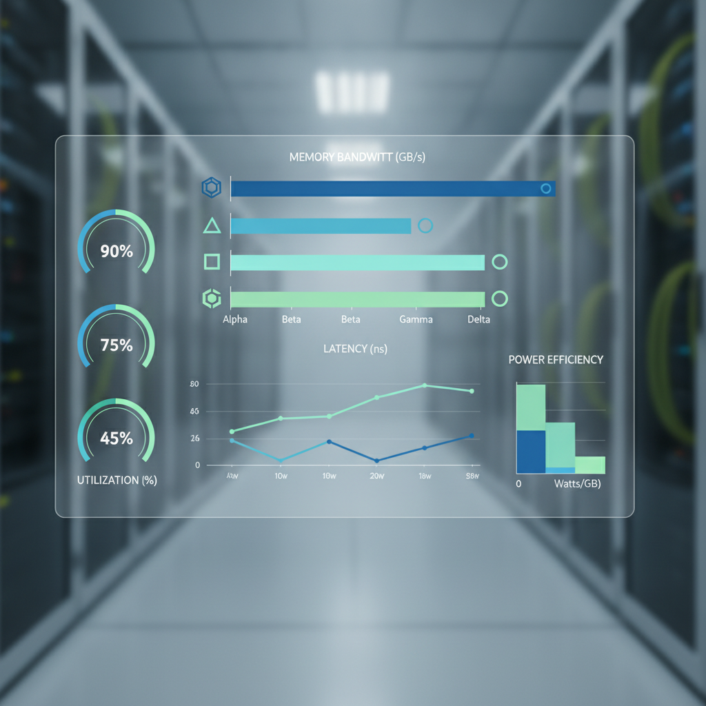 RAM Performance Analytics Interface Analytics interface comparing RAM performance