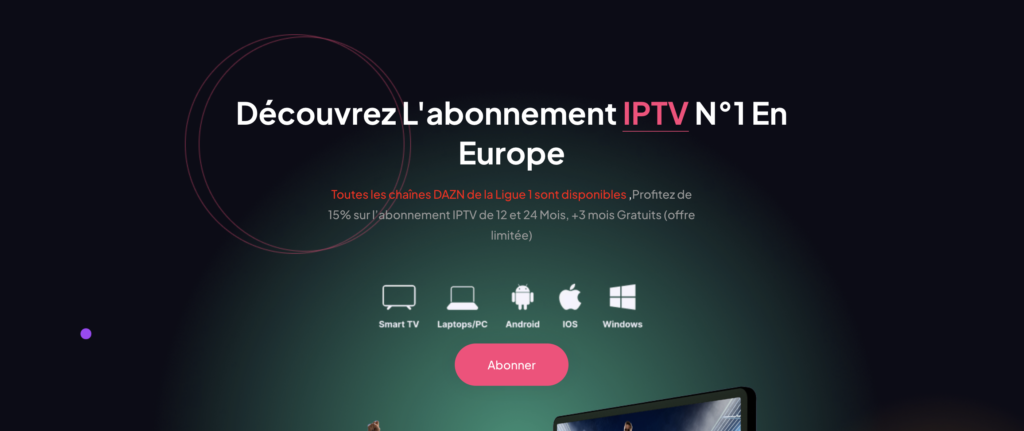 Abonnement IPTV Parisien