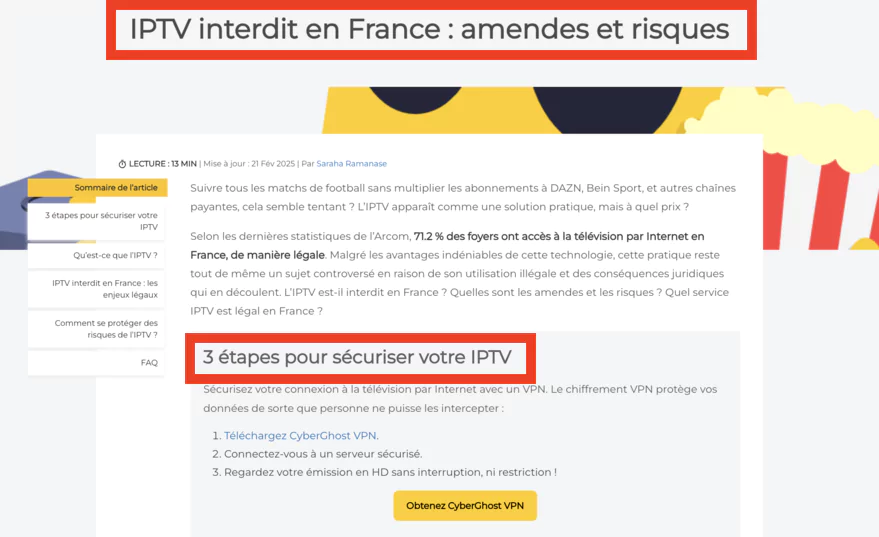 vue de l'interface ee IPTV Smarters PRO