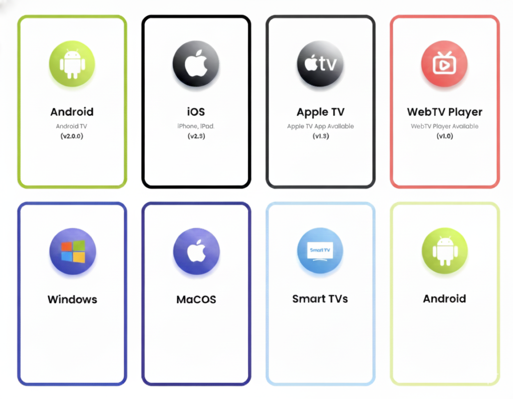 Compatibilité Multi-appareils des IPTV